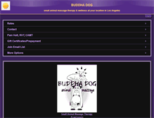 Tablet Screenshot of buddhadog.com